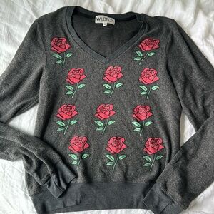 Wildfox Rose Sweater